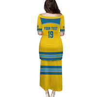Sweden Ice Hockey Custom Puletasi Swedish Coat of Arms Design