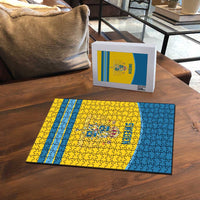 Sweden Ice Hockey Puzzle Swedish Coat of Arms Design
