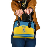Sweden Ice Hockey Shoulder Handbag Swedish Coat of Arms Design