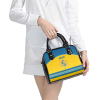 Sweden Ice Hockey Shoulder Handbag Swedish Coat of Arms Design
