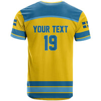 Sweden Ice Hockey Custom T Shirt Swedish Coat of Arms Design