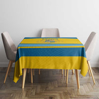 Sweden Ice Hockey Tablecloth Swedish Coat of Arms Design