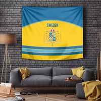 Sweden Ice Hockey Tapestry Swedish Coat of Arms Design
