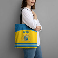 Sweden Ice Hockey Tote Bag Swedish Coat of Arms Design