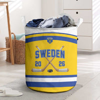 Sweden Ice Hockey Laundry Basket Go Tre Kronor Champions