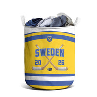 Sweden Ice Hockey Laundry Basket Go Tre Kronor Champions