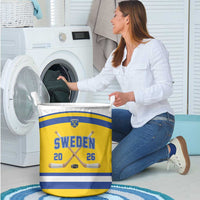 Sweden Ice Hockey Laundry Basket Go Tre Kronor Champions