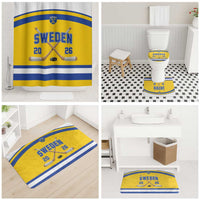 Sweden Ice Hockey Bathroom Set Go Tre Kronor Champions