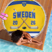 Sweden Ice Hockey Beach Blanket Go Tre Kronor Champions