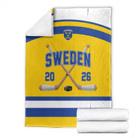 Sweden Ice Hockey Blanket Go Tre Kronor Champions