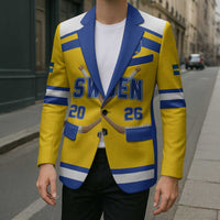 Sweden Ice Hockey Custom Blazer Go Tre Kronor Champions