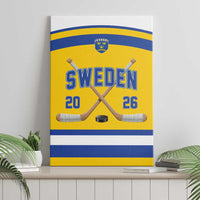 Sweden Ice Hockey Canvas Wall Art Go Tre Kronor Champions
