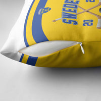 Sweden Ice Hockey Pillow Cover Go Tre Kronor Champions