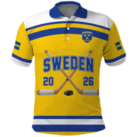 Sweden Ice Hockey Custom Polo Shirt Go Tre Kronor Champions