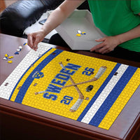 Sweden Ice Hockey Puzzle Go Tre Kronor Champions