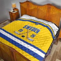 Sweden Ice Hockey Quilt Go Tre Kronor Champions
