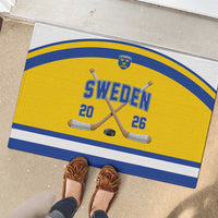 Sweden Ice Hockey Rubber Doormat Go Tre Kronor Champions
