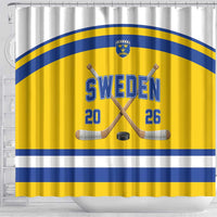 Sweden Ice Hockey Shower Curtain Go Tre Kronor Champions
