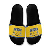 Sweden Ice Hockey Slide Sandals Go Tre Kronor Champions
