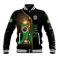 Personalized Brazil Football 2026 Baseball Jacket Trophy Flag Pride Art