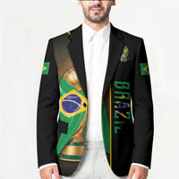 Personalized Brazil Football 2026 Blazer Trophy Flag Pride Art