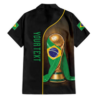 Personalized Brazil Football 2026 Hawaiian Shirt Trophy Flag Pride Art