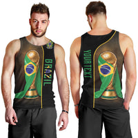 Personalized Brazil Football 2026 Men Tank Top Trophy Flag Pride Art