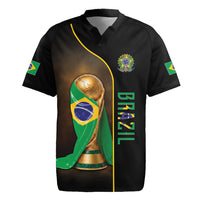 Personalized Brazil Football 2026 Rugby Jersey Trophy Flag Pride Art