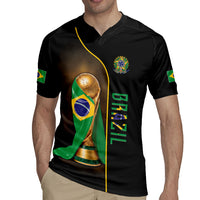 Personalized Brazil Football 2026 Rugby Jersey Trophy Flag Pride Art