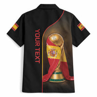 Personalized Spain Football 2026 Hawaiian Shirt Trophy Flag Pride Art