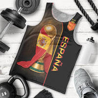 Personalized Spain Football 2026 Men Tank Top Trophy Flag Pride Art