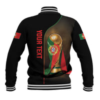 Personalized Portugal Football 2026 Baseball Jacket Trophy Flag Pride Art