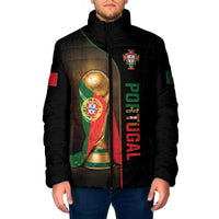 Personalized Portugal Football 2026 Padded Jacket Trophy Flag Pride Art