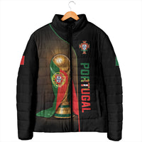 Personalized Portugal Football 2026 Padded Jacket Trophy Flag Pride Art
