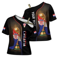 Personalized Croatia Football 2026 Cross Shoulder Shirt Trophy Flag Pride Art