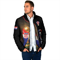 Personalized Croatia Football 2026 Padded Jacket Trophy Flag Pride Art