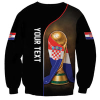 Personalized Croatia Football 2026 Sweatshirt Trophy Flag Pride Art