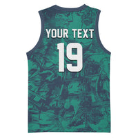 Custom Italy Football Basketball Jersey Gli Azzurri Renaissance Art Green Version