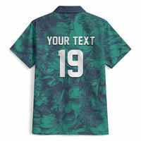 Custom Italy Football Hawaiian Shirt Gli Azzurri Renaissance Art Green Version