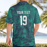 Custom Italy Football Hawaiian Shirt Gli Azzurri Renaissance Art Green Version