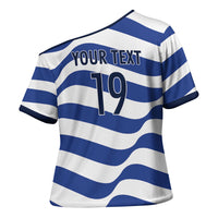 Custom World Football 2026 USA Cross Shoulder Shirt Stars Stripes Football Supporter