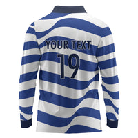 Custom World Football 2026 USA Long Sleeve Polo Shirt Stars Stripes Football Supporter