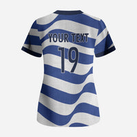 Custom World Football 2026 USA Scrub Top Stars Stripes Football Supporter
