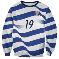 Custom World Football 2026 USA Sweatshirt Stars Stripes Football Supporter