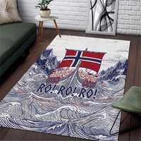 Norway Football Area Rug Ro Ro Ro Viking Glory