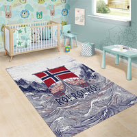 Norway Football Area Rug Ro Ro Ro Viking Glory