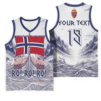 Custom Norway Football Basketball Jersey Ro Ro Ro Viking Glory