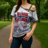 Custom Norway Football Cross Shoulder Shirt Ro Ro Ro Viking Glory