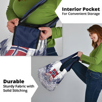 Norway Football Grocery Bag Ro Ro Ro Viking Glory