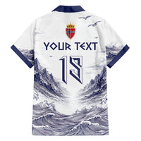 Custom Norway Football Hawaiian Shirt Ro Ro Ro Viking Glory